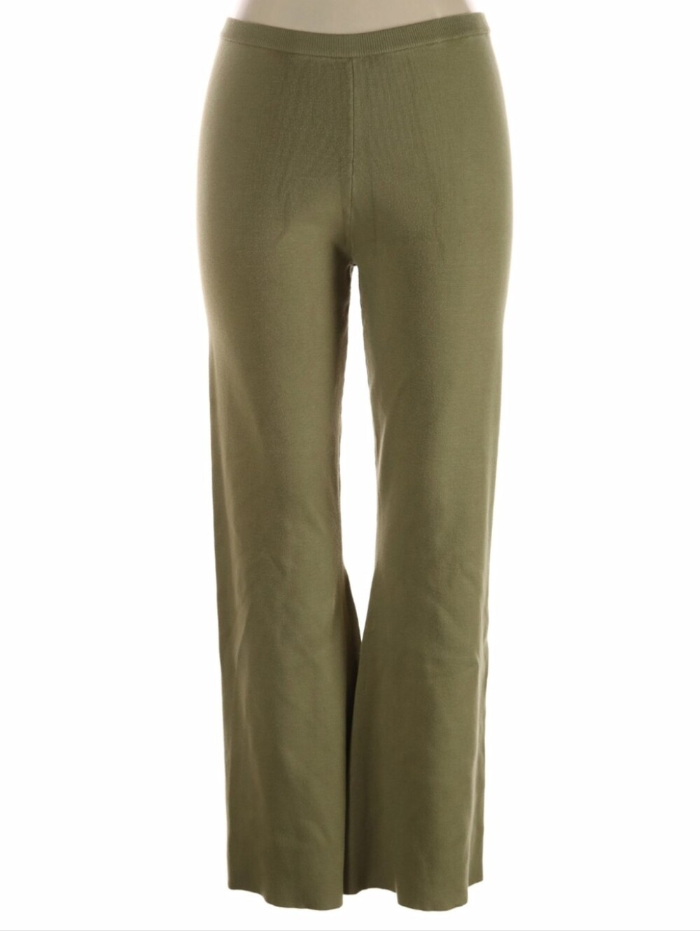 Meshki Jovie Knit Pants Olive Flare Pants XXL